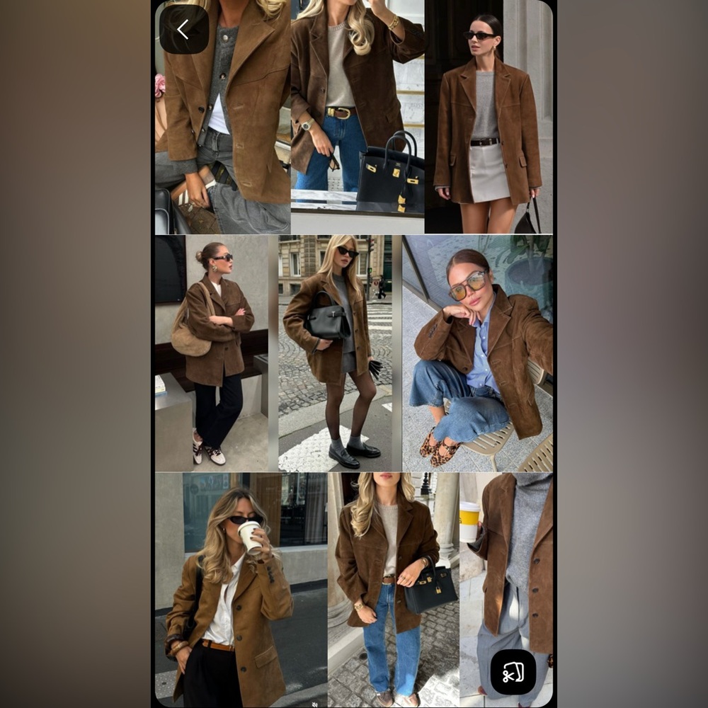 Woman’s Brown Suede Jacket